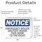 Signmission Emergency Boiler Shutoff Inside This Door, 5 in W x Rectangle, Vinyl Decal OS-2PACK-NS-D-35-L-11768 - alternate 3